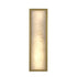 Trans Globe Sahara 16' ALABASTER SQUARE SCONCE AG in Antique Gold Finish Model: LED-22640 AG