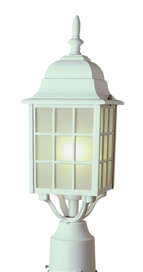 Trans Globe San Gabriel 1 Light POST MOUNT in Black Finish Model: 4421 BK