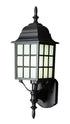 Trans Globe San Gabriel 1 Light SQUARE LANTN With GRID in Black Finish Model: 4420 BK