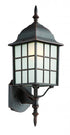 Trans Globe San Gabriel 1 Light SQUARE LANTN With GRID in Black Finish Model: 4420 BK