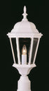 Trans Globe San Rafael 1 Light LRG POST TOP in Black Finish Model: 4260 BK