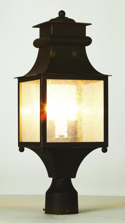 Trans Globe Santa Ines 20.5 Inch Postmount Lantern Model: 45634 WB