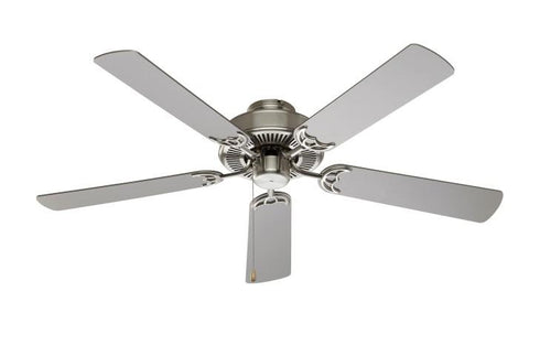 Trans Globe Seltzer 52 Inch FAN ONLY BRUSHED NICKEL 2 Inch ROD Model: F-1001 BN