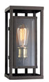 Trans Globe Showcase 6 Inch Wall Lantern. Model: 50222 BK