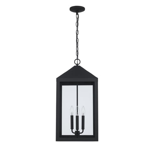 Trans Globe Tempest Outdoor Hanging Lights in Black Model: 51538 BK
