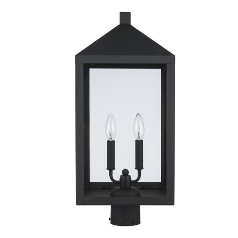 Trans Globe Tempest Post Lantern in Black Model: 51535 BK