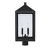 Trans Globe Tempest Post Lantern in Black Model: 51535 BK