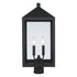 Trans Globe Tempest Post Lantern in Black Model: 51535 BK