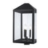 Trans Globe Tempest Post Lantern in Black Model: 51536 BK