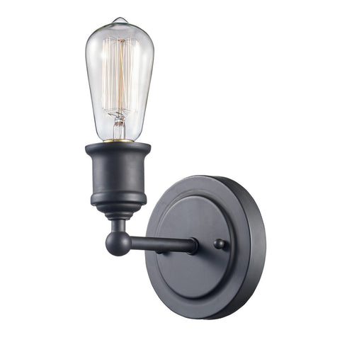 Trans Globe Underwood 5 Inch wide Sconce in Rubbed Oil Bronze Finish Model: 70841 ROB