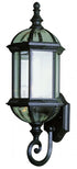 Trans Globe Wentworth 1 Light SCROLL UP ARM LANTERN BEVE in Black Finish Model: 4180 BK
