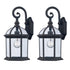 Trans Globe Wentworth 17 Inch Wall Lantern Model: 4181-2 BK