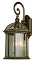 Trans Globe Wentworth 3 Light WALL MED OUTD BEVELED GLAS in Black Finish Model: 44181 BK