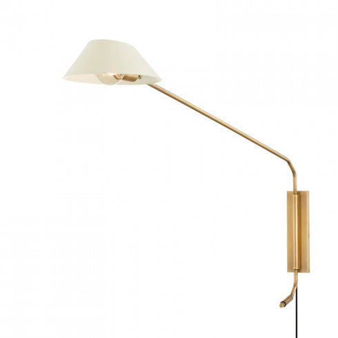 Troy 1 Light Portable Wall Sconce Model: PTL8128-PBR/SSD