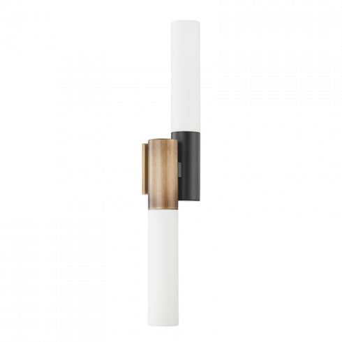 Troy 2 Light Wall Sconce Model: B8625-PBR/SBK