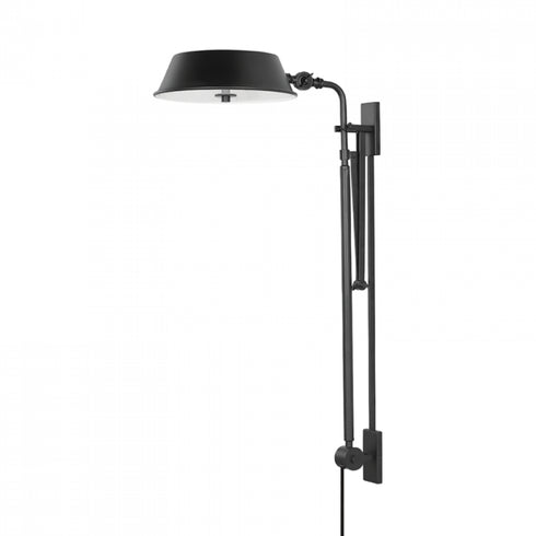 Troy 3 Light Portable Wall Sconce Model: PTL8631-SBK