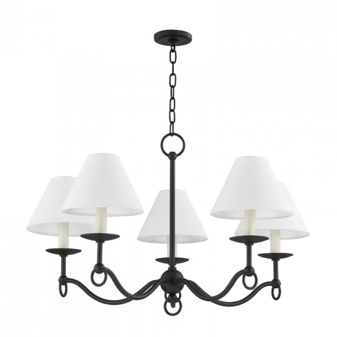 Troy 5 Light Chandelier Model: F7030-FOR