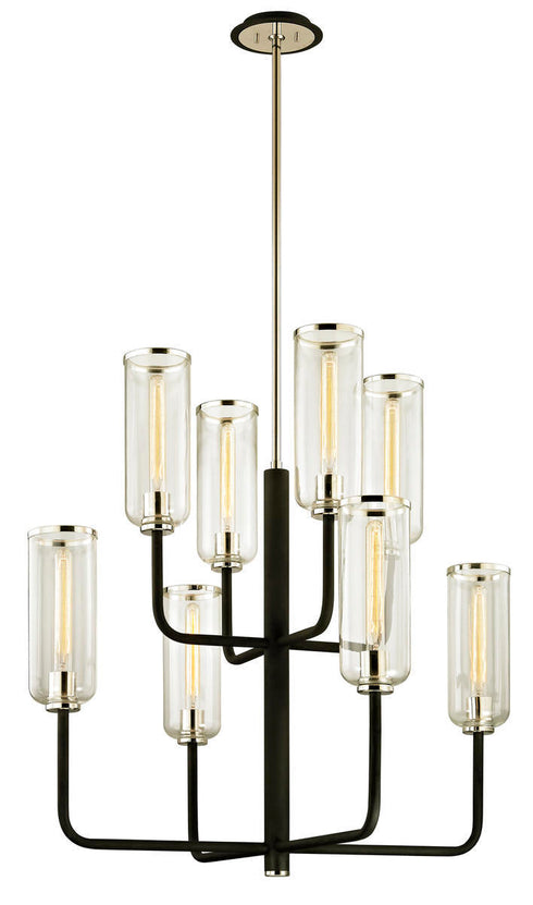 Troy Aeon Chandelier Model: F6278-TBK/PN