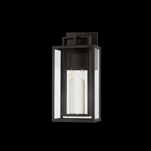 Troy AMIRE Exterior Wall Sconce in Textured Black Finish Model: B3620-TBK
