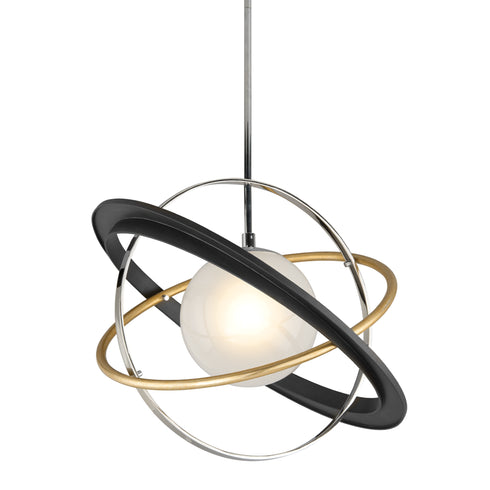 Troy Apogee Chandelier in Soft Off Black Finish Model: F5511-SFB/VGL/SS