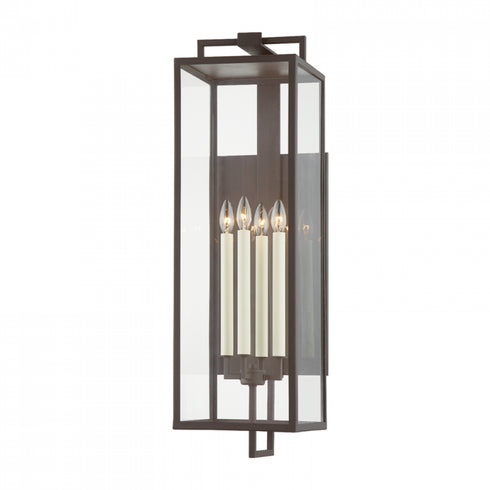 Troy Beckham 4 Light Exterior Xxlg Wall Sconce Model: B6384-TBZ