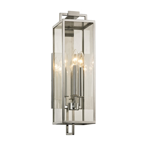 Troy Beckham Wall Sconce in Stainless Steel Finish Model: B6532-SS