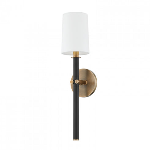 Troy Belvedere 1 Light Wall Sconce Model: B2819-PBR/TBK