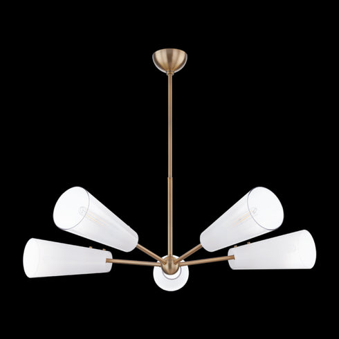 Troy Camarillo 5 Light Chandelier Model: F1645-PBR