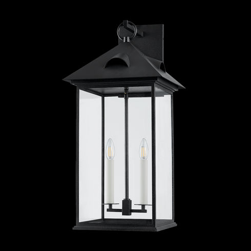 Troy CORNING Exterior Wall Sconce in Forged Iron Finish Model: B4923-FOR