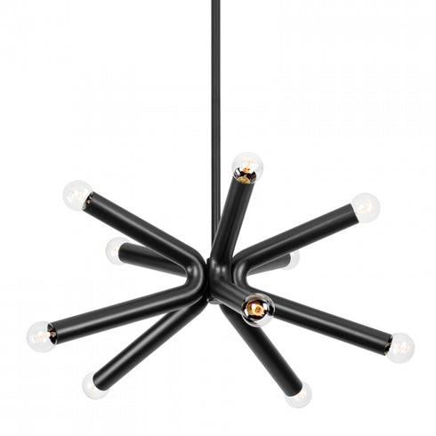 Troy Dash 10 Light Chandelier Model: F6145-SBK