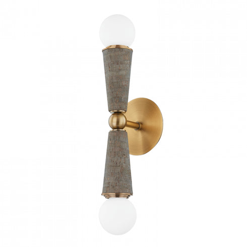 Troy Dax 2 Light Wall Sconce Model: B1619-PBR