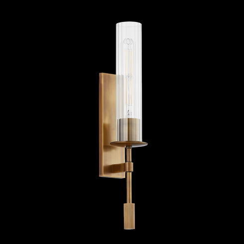 Troy Elton Wall Sconce in Patina Brass Finish Model: B1519-PBR