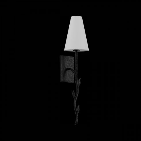 Troy Elwyn Wall Sconce in Black Iron Finish Model: B1925-BI