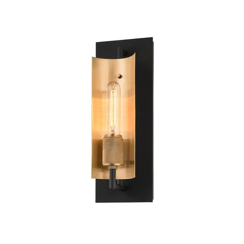 Troy Emerson Wall Sconce in Soft Black Finish Model: B6781-SBK/BBA
