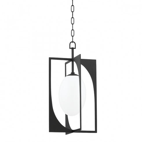 Troy Enzo Lantern in Black Iron Finish Model: F1213-BI