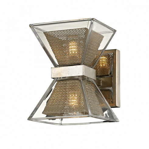 Troy Expression Sconce in Silver Leaf Finish Model: B5811-SL