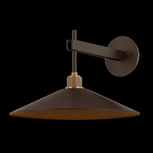 Troy Harac Wall Sconce in Patina Brass / Bronze Finish Model: B7811-PBR/BRZ