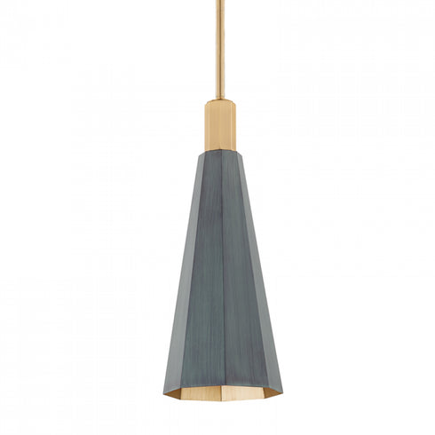 Troy Huntley 1 Light Pendant Model: F8308-PBR/VER