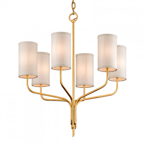 Troy Juniper 6 Light Chandelier Model: F6166-GL