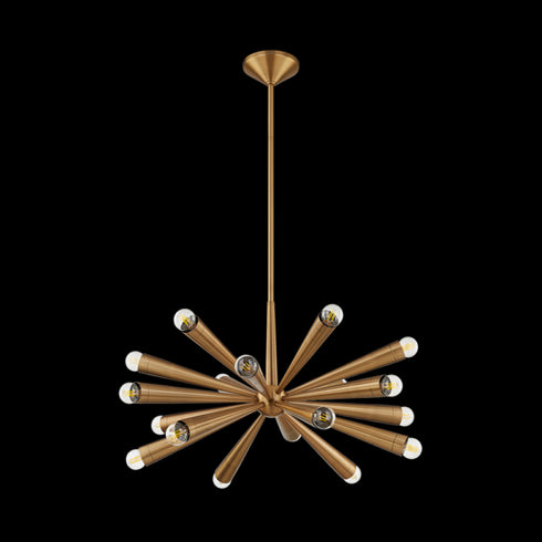 Troy Keanu 18 Light Chandelier Model: F1030-PBR