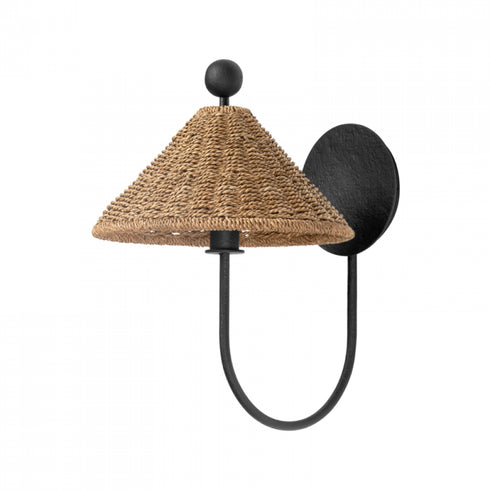 Troy Layton 1 Light Wall Sconce Model: B6414-BI