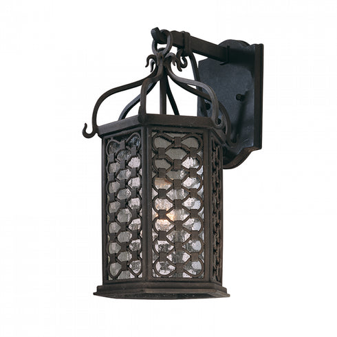 Troy LOS OLIVOS 1 Light WALL LANTERN SMALL Model: B2372-TRN