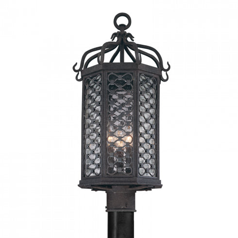 Troy Los Olivos 3 Light Post Lantern Medium Model: P2375-TRN