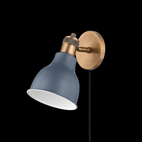 Troy Makin Plug In Sconce Model: PTL1210-PBR/SBL