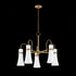 Troy Maple Chandelier in Patina Brass Finish Model: F3427-PBR