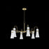 Troy Maple Chandelier in Patina Brass Finish Model: F3430-PBR