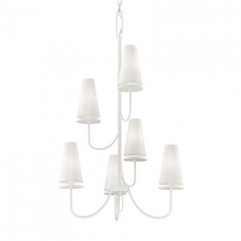 Troy Marcel 6 Light Chandelier Model: F6287-GSW
