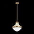 Troy Maxton Pendant in Patina Brass and Soft Sand Finish Model: F3113-PBR/SSD