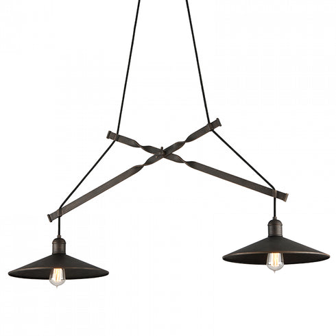 Troy Mccoy 2 Light Island Model: F5424-VBZ