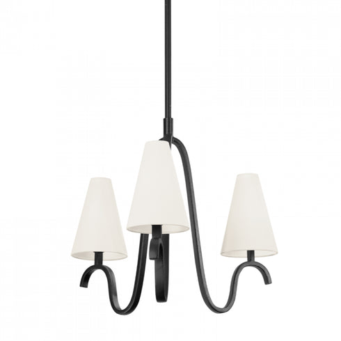 Troy Melor 3 Light Chandelier Model: F9326-FOR